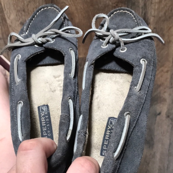 Sperrys! GUC 😊 ! Navy blue grayish - Picture 7 of 8